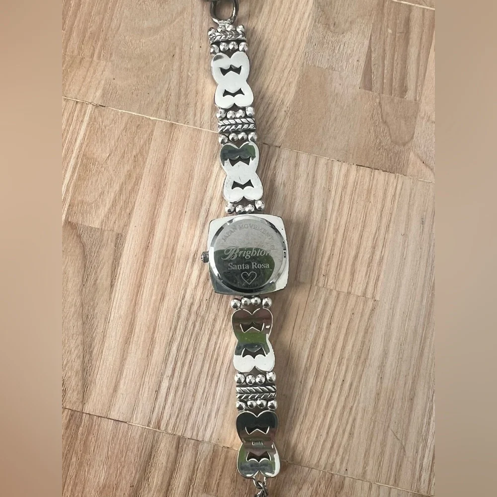 Brighton ladies Santa Rosa silver tone watch bracelet NEW BATTERY